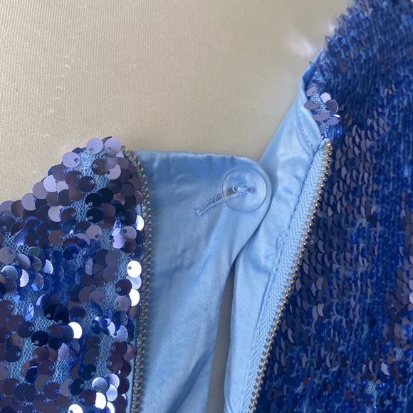 Bardot One Shoulder Sequin Dress ✨🔹Size US 6 / Medium - Picture 6 of 8